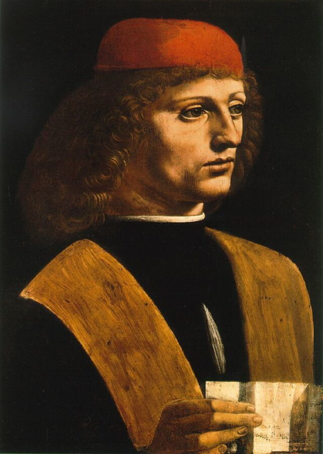 Portret van een muzikant, Da Vinci