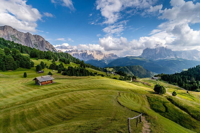 Een bergweide, Italië