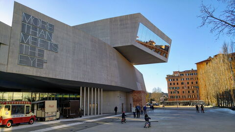 Buitenkant van MAXXI Museum