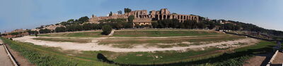 Circus Maximus baan en Palatine heuvel