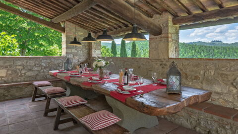 Il Fienile, veranda