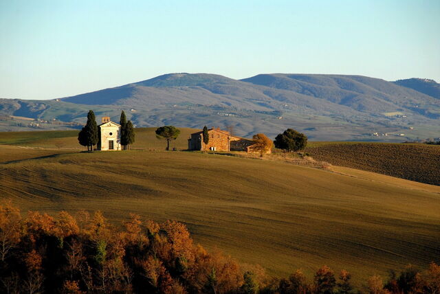 Toscane tijdens herfst