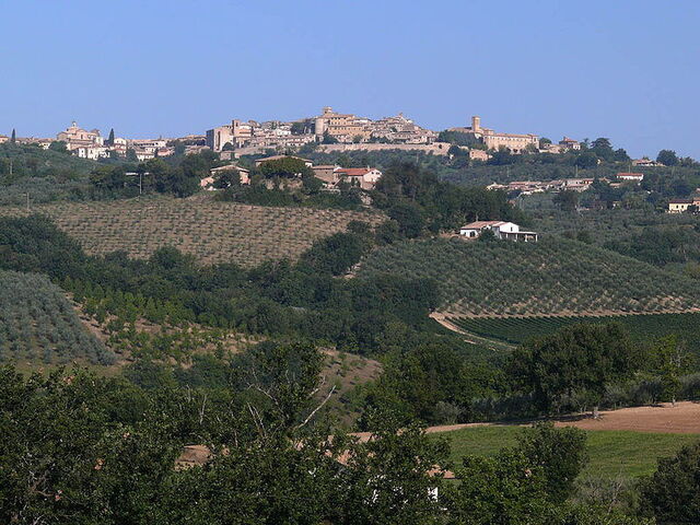 zicht op Montefalco