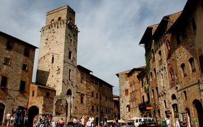 Piazza in San Gimignano