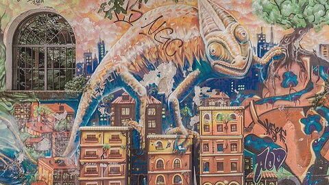 Straatkunst in Milan