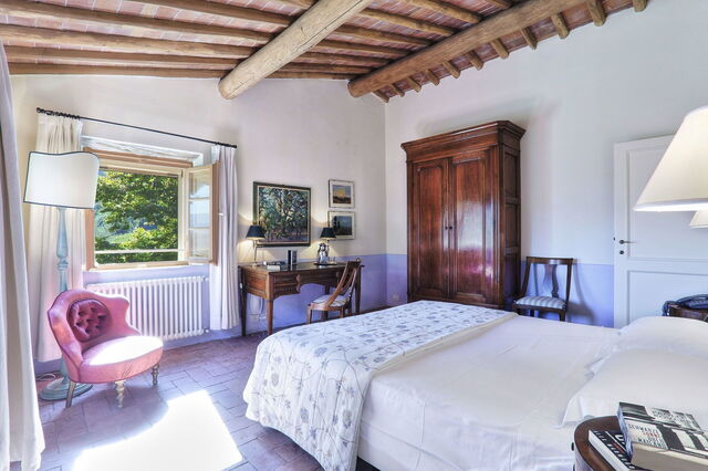 Le Pergole, slaapkamer