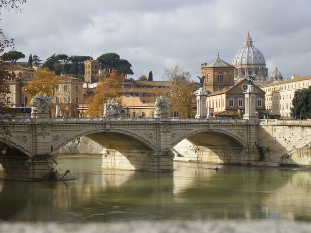 Bij de Tiber in Rome