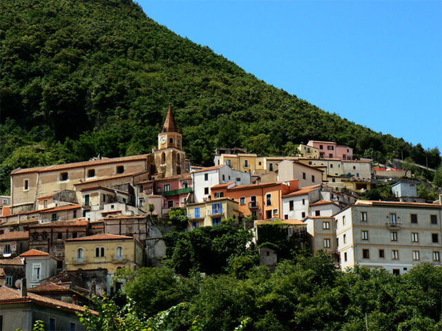 Het stadje Maratea