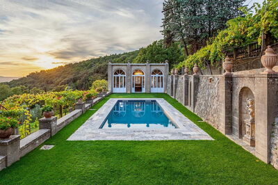 Villa Torreone, slaapkamer