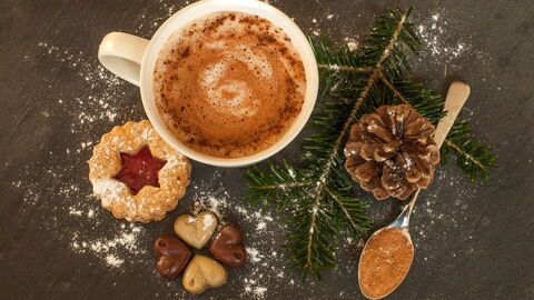 Warme chocolademelk