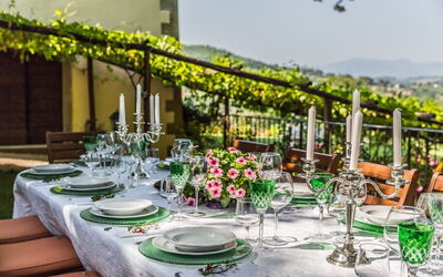 Dineren bij Palazzo Rosadi