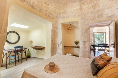 Trulli di Grieco, slaapkamer