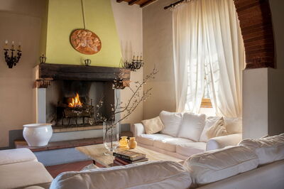 Villa Fabbri, woonkamer