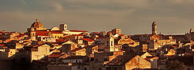 Sassari zonsondergang