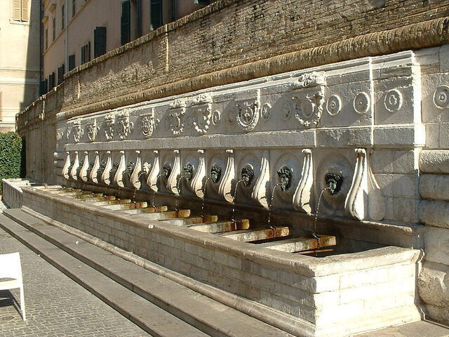 De beroemde Fontana del Calamo in Ancona