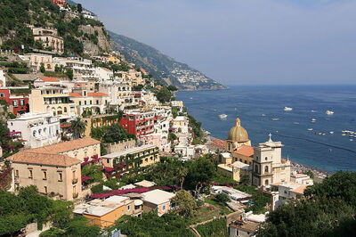 het stadje Positano