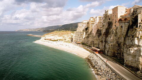 De kliffen van Tropea in Calabrië