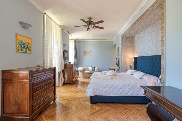 Een van de suites in Villa Gallietta