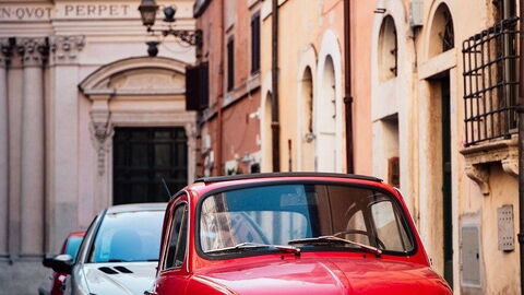 Een auto in Italië