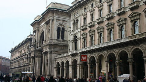 Galleria Vittorio Emanuele buitenkant