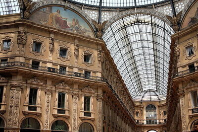 Galleria Vittorio Emanuele binnenkant