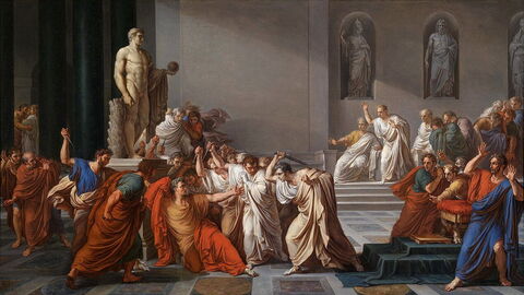Camuccini's Dood van Caesar