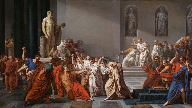Camuccini's Dood van Caesar