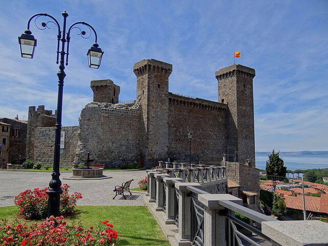 kasteel in Bolsena