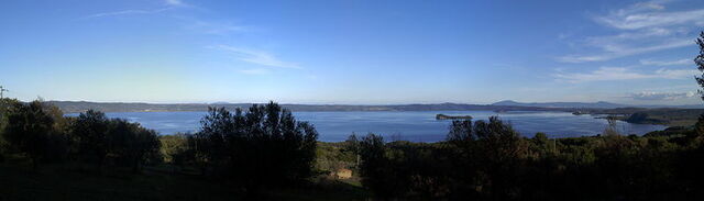 uitzicht op het Bolsena meer