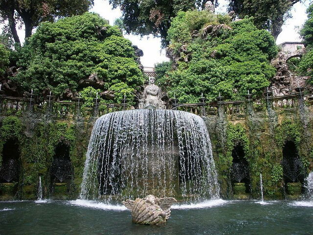 Fontein bij Villa d'Este