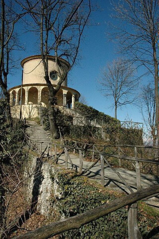 Een heiligdom op de Sacra Monte
