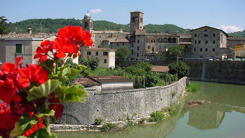 Het stadje Sant' Angelo in Le Marche