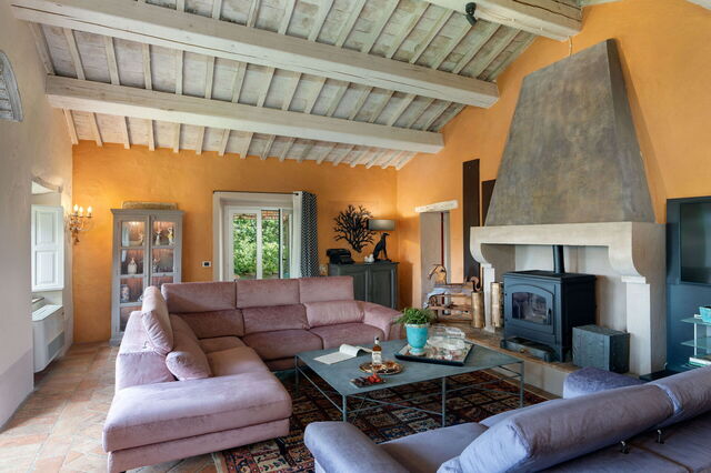 Woonkamer, Villa San Casciano