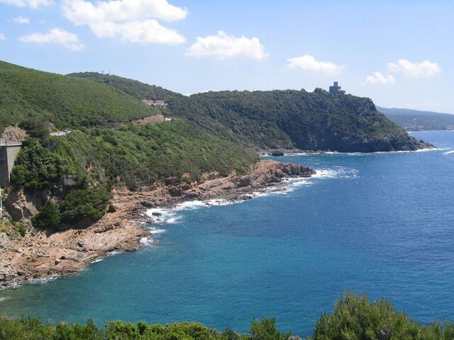 Toscaanse kust in Livorno