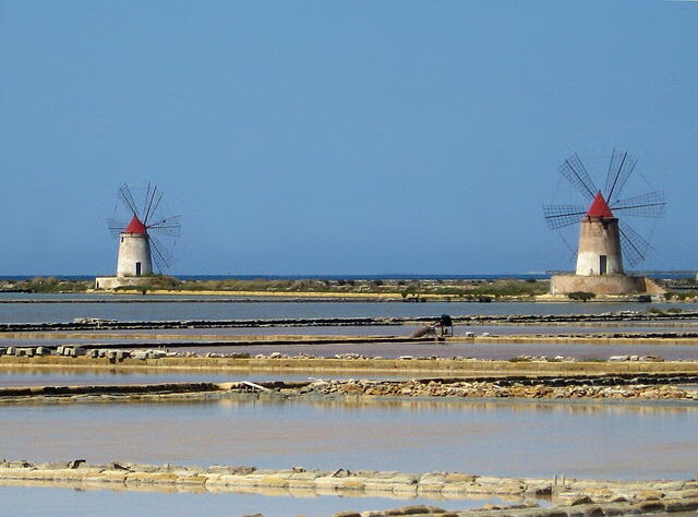 Windmolens in Mozia