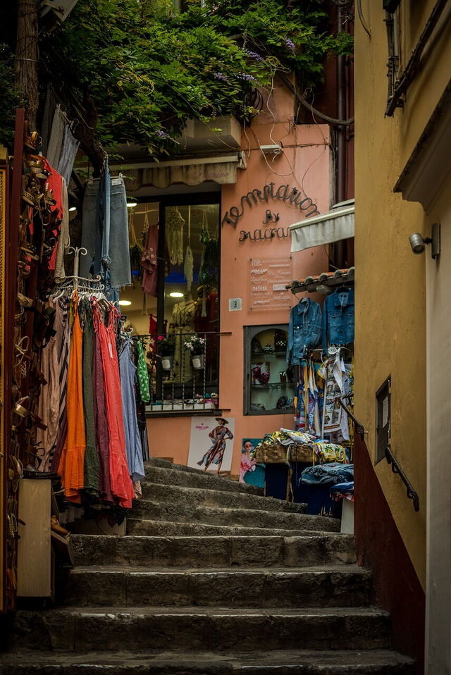 Steegjes in Sorrento