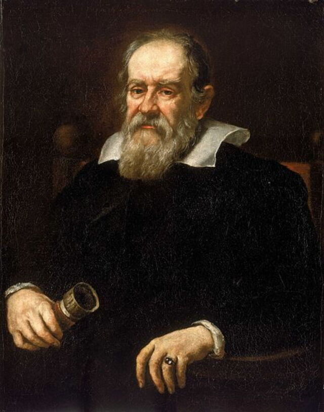 Portret van Galileo Galilei