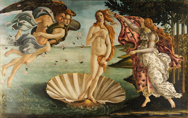Schilderij door Botticelli