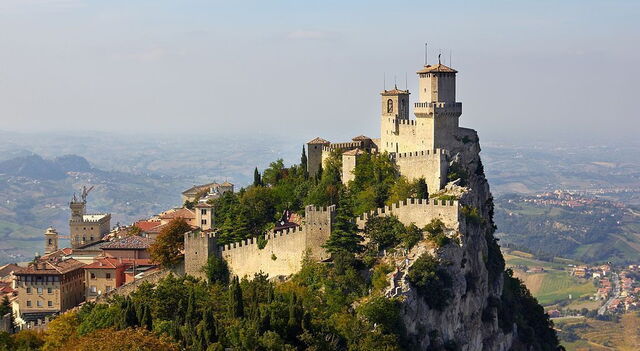 de Toren van Guaita in San Marino
