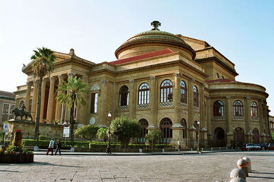 het operahuis Teatro Massimo