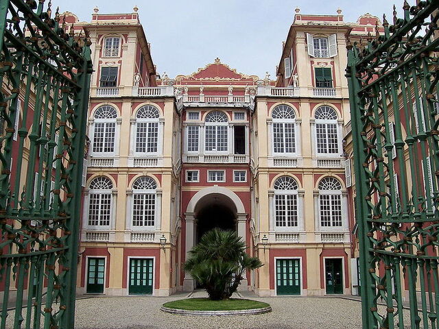 Het paleis van Genua