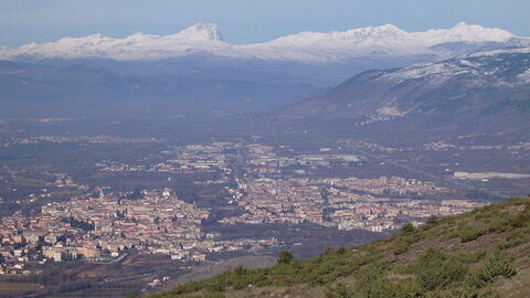 Zicht op Sulmona