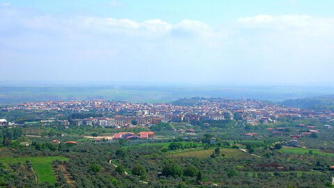 Zicht op Venosa, Basilicata
