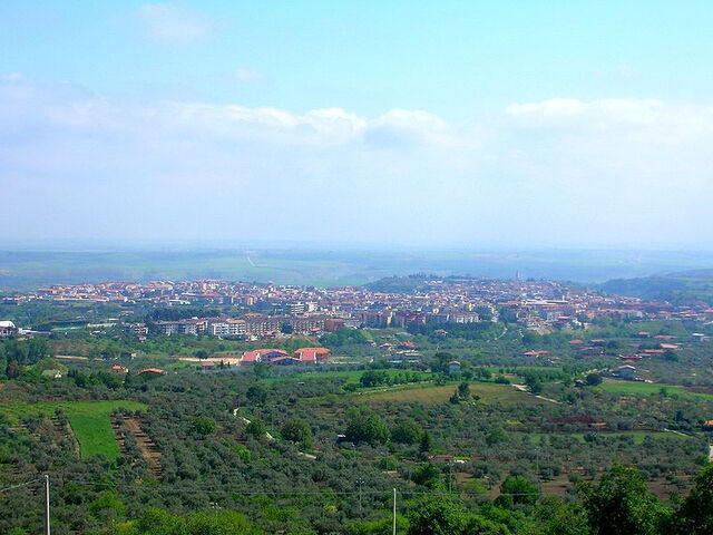 Zicht op Venosa, Basilicata