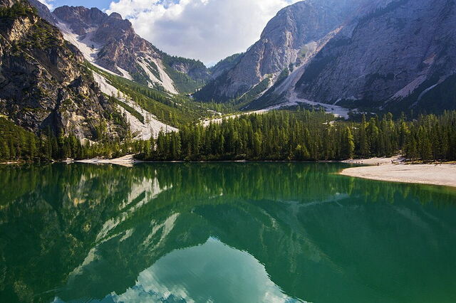 Pragser Wildsee, uitzicht