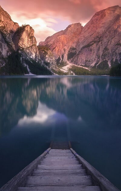 Wildsee, zonsondergang