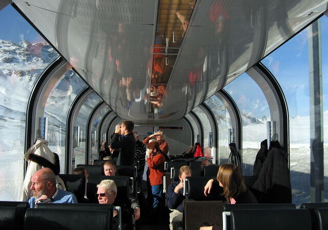 Bernina Express, interieur