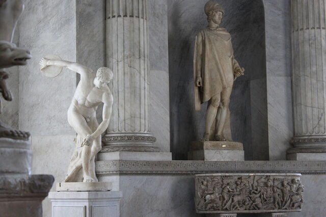 Klassieke beelden in de Vaticaanse Musea