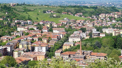 Panorama van Salsomaggiore Terme