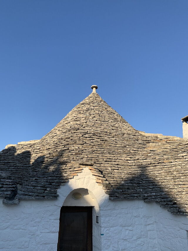 Een dak van een trullo
